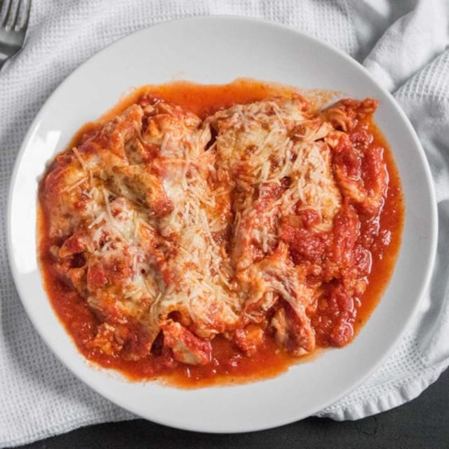 Low Carb Chicken Parmesan.