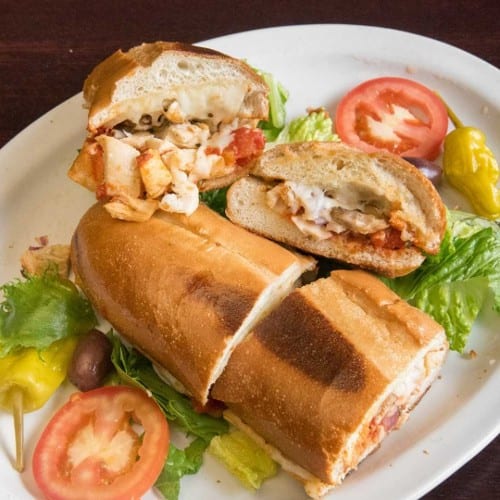 Chicken Parmesan Sub.