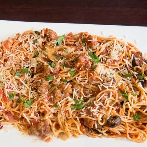Spaghetti Pavia.