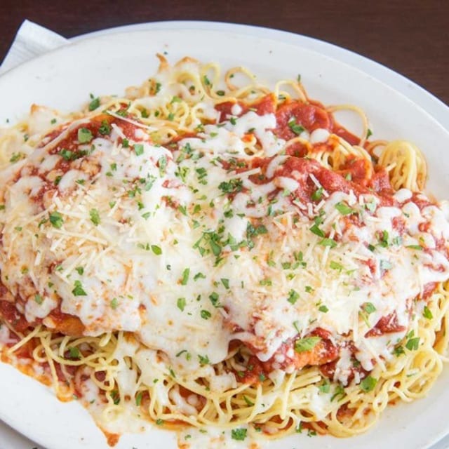 Baked Chicken Parmesan.