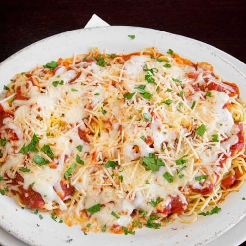 Baked Spaghetti.